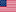 A blurry image of the american flag.