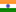 A flag of india with the colors orange, white and green.