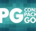 A blue background with the words " pg conner pac go " written in white.